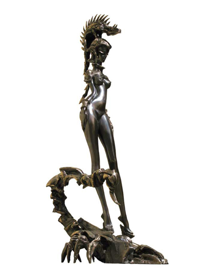 sculpture Time of Scorpion by Igor Grechanyk